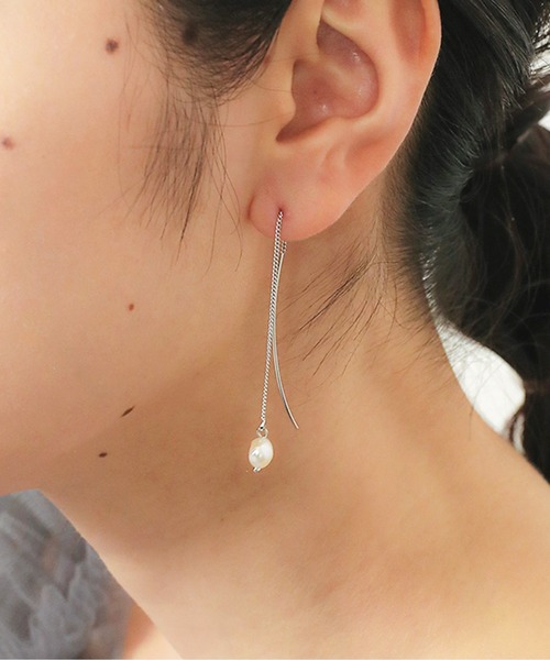 【HAESOOL】ダブルチェーンボールEarring★ピアス★送料・関税込 HAESOOL】ダブルチェーンボールEarring☆ピアス☆送料・関税込