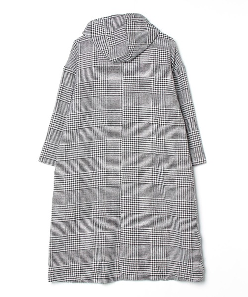 セール】秋冬服 千鳥柄チェック オーバーサイズ ドロップショルダー