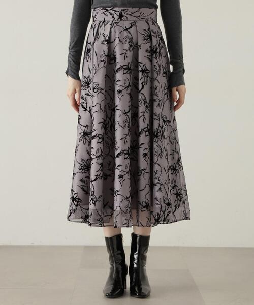 Proportion Body Dressing♡フロッキーフレアレーススカート 楽天市場】【SALE／30%OFF】フロッキーフレアスカート 24AW