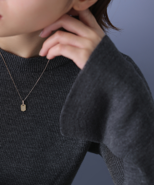 6角モチーフダイヤバチカンネックレス K10（ネックレス）｜Lilas（リラ