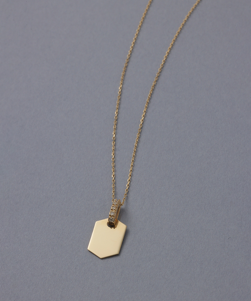6角モチーフダイヤバチカンネックレス K10（ネックレス）｜Lilas（リラ