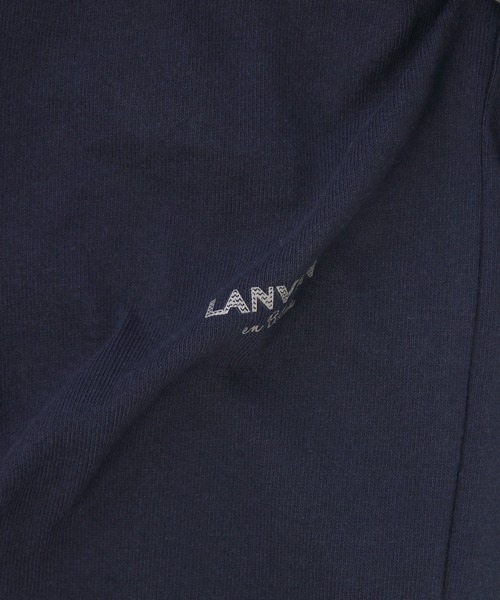 LANVIN en Bleu(ランバンオンブルー)の「8オンス ヘビーウェイト オーバーサイズ 7分袖 ヘンリーTシャツ(Tシャツ/カットソー・メンズ・ホワイト/グレイッシュベージュ/ネイビー・46/48/52/50)」の20枚目の写真