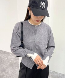 fredy emue | レイヤード風配色カーディガン(カーディガン/ボレロ)