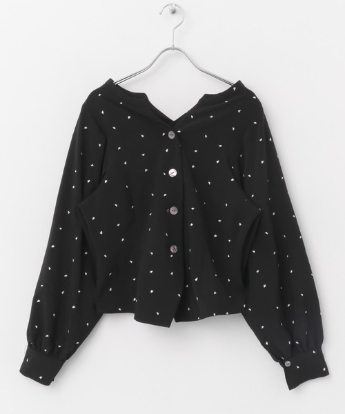 F by ROSSO（エフバイロッソ）の「F by ROSSO　ハート刺繍2WAYブラウス（シャツ/ブラウス・レディース・チャコールグレー/ブラック・FREE）」の22枚目の写真