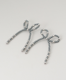 Casselini | Casselini/キャセリーニ リボンビーズピアス 243-110106(その他ヘアアクセサリー)