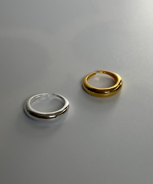 silver925 × ciite' (シルバーキューニーゴシーテ)の「【silver925】 chubby ring(リング・レディース・シルバー/ゴールド・FREE)」の3枚目の写真