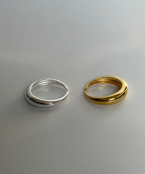 silver925 × ciite' (シルバーキューニーゴシーテ)の「【silver925】 chubby ring(リング・レディース・シルバー/ゴールド・FREE)」の6枚目の写真