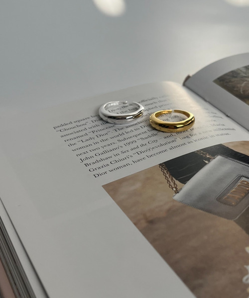 silver925 × ciite' (シルバーキューニーゴシーテ)の「【silver925】 chubby ring(リング・レディース・シルバー/ゴールド・FREE)」の10枚目の写真