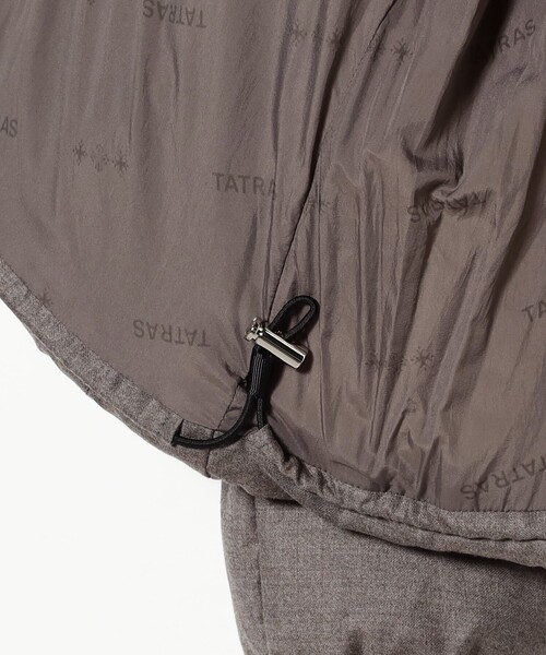 TATRAS / DOMIZIANO ウールシルク フーデッド ダウンジャケット（ブルゾン）｜TATRAS（タトラス）