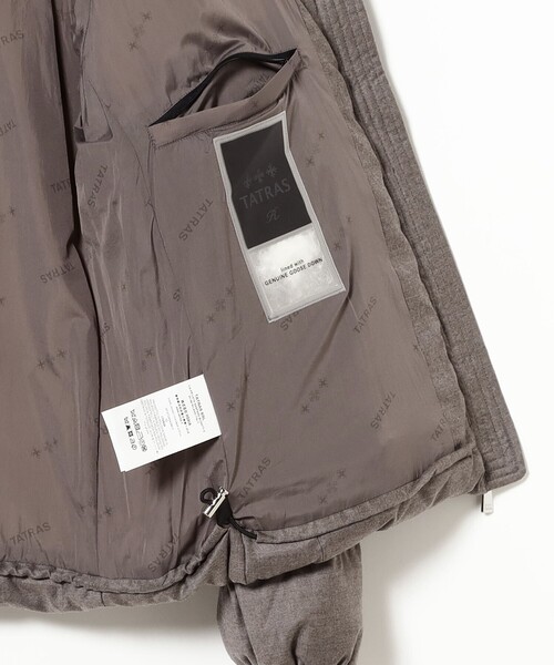 TATRAS / DOMIZIANO ウールシルク フーデッド ダウンジャケット（ブルゾン）｜TATRAS（タトラス）