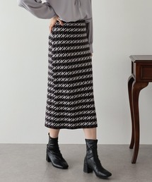 新品❣️ニットタイトスカート チェック TITTY＆CO. スカート チェック柄タイトスカート : ZOZOTOWN