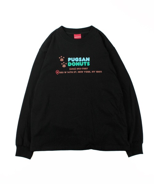 HUMAROUS（ヒューマラス）の「HUMAROUS Pugsan Donuts ロン Tee（Tシャツ/カットソー・レディース・ラベンダー/グリーン/ブラック/オフホワイト・X-LARGE/LARGE/MEDIUM/SMALL）」の18枚目の写真
