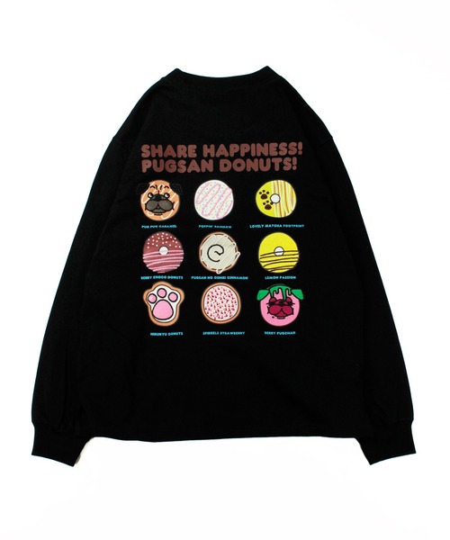 HUMAROUS（ヒューマラス）の「HUMAROUS Pugsan Donuts ロン Tee（Tシャツ/カットソー・レディース・ラベンダー/グリーン/ブラック/オフホワイト・X-LARGE/LARGE/MEDIUM/SMALL）」の19枚目の写真