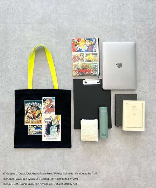 CRAFT STANDARD BOUTIQUE（クラフトスタンダードブティック）の「アートコラボ【ジュール・シェレ】トートバック（トートバッグ・レディース・アイボリー/ブラック・FREE）」の11枚目の写真