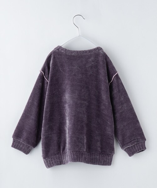 THE SHOP TK （ザ ショップ ティーケー ）の「◆【100－160/親子リンク】カットモールプルオーバー/洗濯機OK（Tシャツ/カットソー・キッズ・グリーン/ネイビー/ライトパープル/アイボリー・16/15 /14/13/12/11/10）」の22枚目の写真