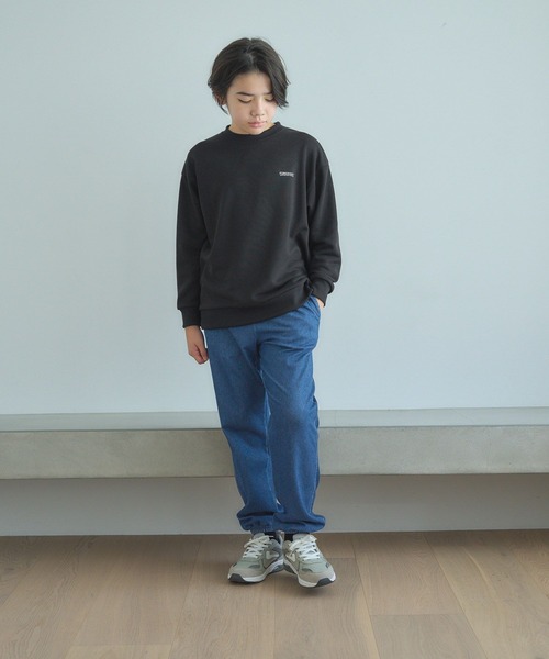 GLOBAL WORK（グローバルワーク）の「あったかスゴラクストレッチジョグパンツ/231625（デニムパンツ・キッズ・ブラック系その他/ブルー・120cm/130cm/140cm/150cm/160cm/170cm）」の21枚目の写真