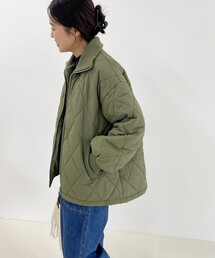 fredy emue | リブ衿キルティングブルゾン(ブルゾン)