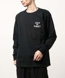 【Bl】バックプリント長袖Tシャツ