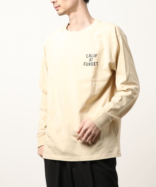 ARCHIVER(アーカイバ)の「【Bl】バックプリント長袖Tシャツ(Tシャツ/カットソー・メンズ・ブラック/ベージュ/グレー・LARGE/MEDIUM)」の8枚目の写真