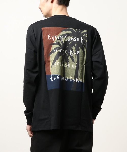 ARCHIVER(アーカイバ)の「【Bl】バックプリント長袖Tシャツ(Tシャツ/カットソー・メンズ・ブラック/ベージュ/グレー・LARGE/MEDIUM)」の11枚目の写真