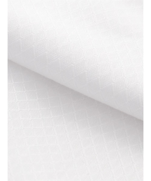 SUIT SQUARE(スーツスクエア)の「ワイシャツ 長袖 形態安定 ストレッチ ワイドカラー FIT ドレスシャツ(ビジネスシャツ・メンズ・ホワイト/サックスブルー・首回り37cm-裄丈80cm/首回り39cm-裄丈82cm/首回り41cm-裄丈84cm/首回り37cm-裄丈84cm/首回り39cm-裄丈86cm/首回り41cm-裄丈88cm)」の3枚目の写真