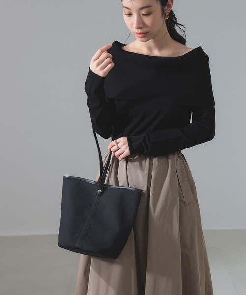 Demi-Luxe BEAMS(デミルクス ビームス)の「LA TESORINA / SECCHIERO バケツバッグ(トートバッグ・レディース・ブラック/ホワイト系その他5・ONE SIZE)」の2枚目の写真