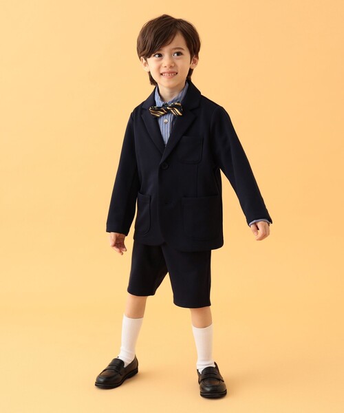 BEAMS mini（ビームスミニ）の「シーンレス コットン シャツ 2025SS（90～150cm）（シャツ/ブラウス・キッズ・マルチ/ストライプ・140/130/90/120/110/100/150）」の6枚目の写真