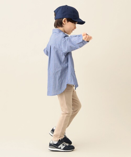 BEAMS mini（ビームスミニ）の「シーンレス コットン シャツ 2025SS（90～150cm）（シャツ/ブラウス・キッズ・マルチ/ストライプ・140/130/90/120/110/100/150）」の10枚目の写真