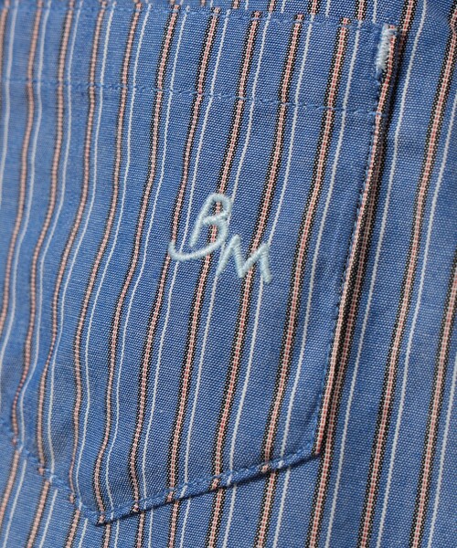 BEAMS mini（ビームスミニ）の「シーンレス コットン シャツ 2025SS（90～150cm）（シャツ/ブラウス・キッズ・マルチ/ストライプ・140/130/90/120/110/100/150）」の15枚目の写真