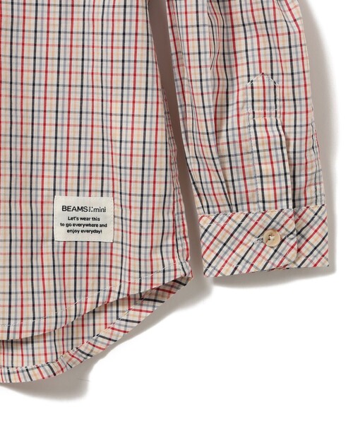 BEAMS mini（ビームスミニ）の「シーンレス コットン シャツ 2025SS（90～150cm）（シャツ/ブラウス・キッズ・マルチ/ストライプ・140/130/90/120/110/100/150）」の19枚目の写真