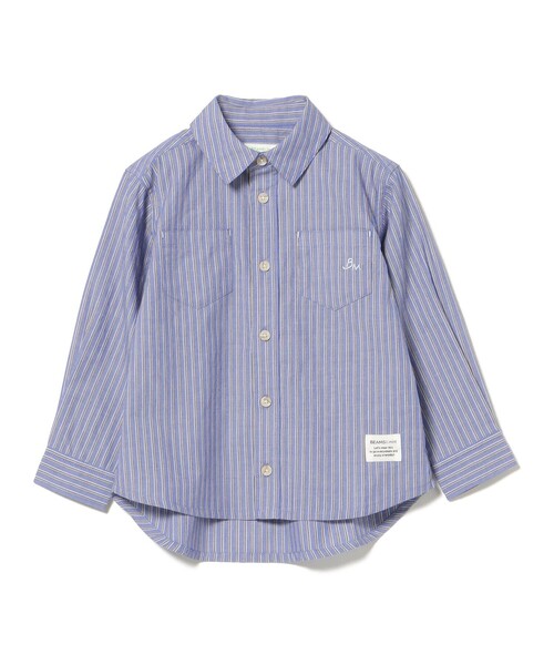 BEAMS mini（ビームスミニ）の「シーンレス コットン シャツ 2025SS（90～150cm）（シャツ/ブラウス・キッズ・マルチ/ストライプ・140/130/90/120/110/100/150）」の22枚目の写真