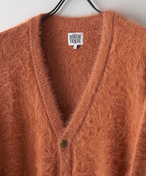ROUGH TRADE(ラフトレード)の「【ROUGH TRADE/ラフトレード】シャギーVネックカーディガン(カーディガン/ボレロ・メンズ・グレー系その他/オレンジ系その他/ブラック系その他・MEDIUM/LARGE/X-LARGE)」の20枚目の写真