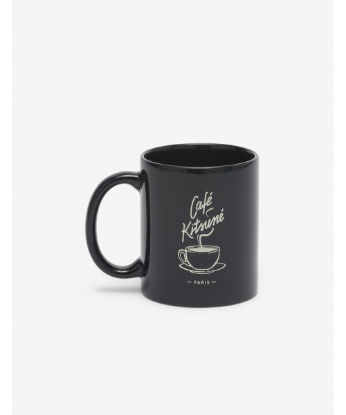 Maison Kitsune(メゾンキツネ)の「CAFE KITSUNE COFFEE CUP MUG(グラス/マグカップ/タンブラー・メンズ・ブラック・U)」の1枚目の写真