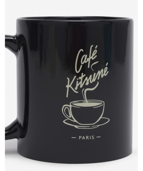 Maison Kitsune(メゾンキツネ)の「CAFE KITSUNE COFFEE CUP MUG(グラス/マグカップ/タンブラー・メンズ・ブラック・U)」の3枚目の写真