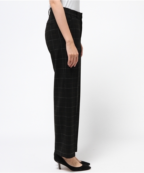 ROSE BUD（ローズバッド）の「LPT-15234 CHECK STRAIGHT PANTS（その他パンツ・レディース・ブラック/ブラウン・1/2）」の11枚目の写真