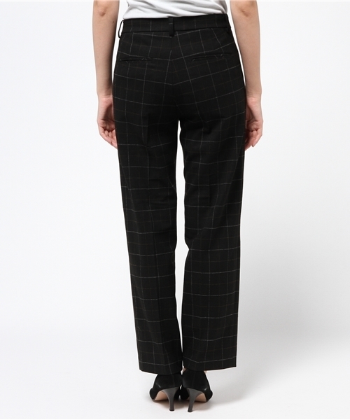 ROSE BUD（ローズバッド）の「LPT-15234 CHECK STRAIGHT PANTS（その他パンツ・レディース・ブラック/ブラウン・1/2）」の10枚目の写真