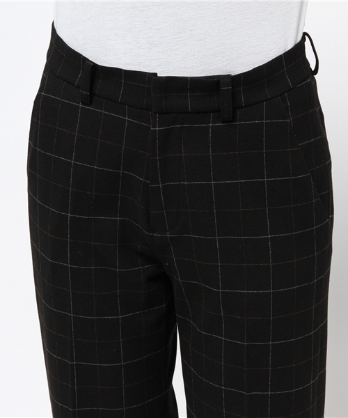 ROSE BUD（ローズバッド）の「LPT-15234 CHECK STRAIGHT PANTS（その他パンツ・レディース・ブラック/ブラウン・1/2）」の9枚目の写真