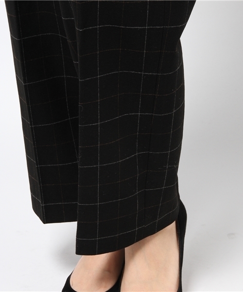 ROSE BUD（ローズバッド）の「LPT-15234 CHECK STRAIGHT PANTS（その他パンツ・レディース・ブラック/ブラウン・1/2）」の6枚目の写真
