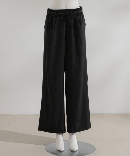 3L~6L】ウエストゴムセミワイドパンツ【大きいサイズ】（その他パンツ
