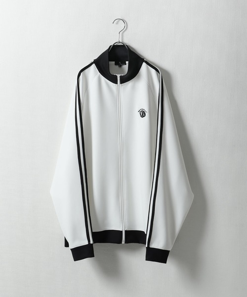 ジャージ ZIP FIVE】 袖サイドライン ワンポイント 刺繍 トラックジャケット