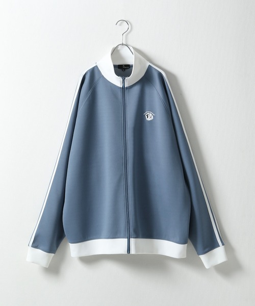 ZIP FIVE（ジップファイブ）の「【ZIP FIVE】 袖サイドライン ワンポイント 刺繍 トラックジャケット / ジャージ（ジャージ・レディース・ブルー/ホワイト/ホワイト×ブラック/ブラック・MEDIUM/LARGE）」の15枚目の写真