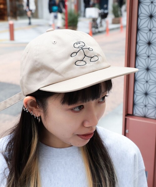 TOKYO CULTUART by BEAMS（トウキョウカルチャートバイビームス）の「平山昌尚(HIMAA) / MAN Cap（キャップ・レディース・ブラック/ベージュ・ONE SIZE）」の2枚目の写真
