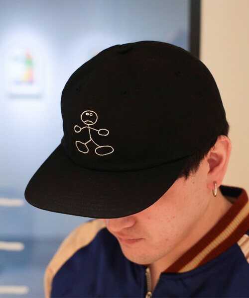 TOKYO CULTUART by BEAMS（トウキョウカルチャートバイビームス）の「平山昌尚(HIMAA) / MAN Cap（キャップ・レディース・ブラック/ベージュ・ONE SIZE）」の3枚目の写真