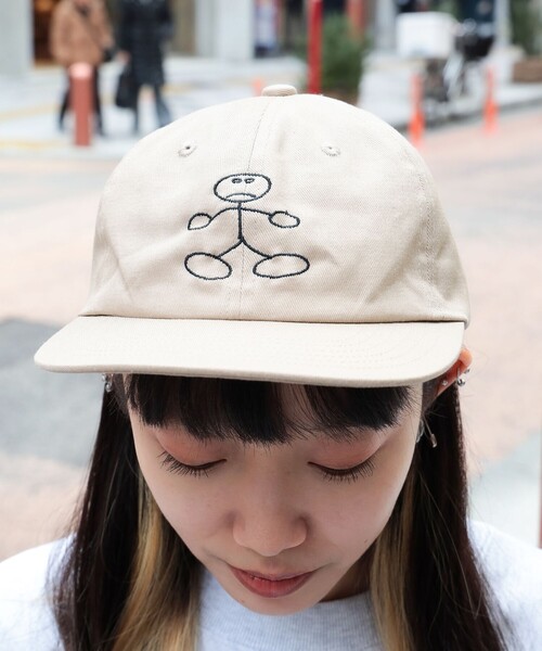 TOKYO CULTUART by BEAMS（トウキョウカルチャートバイビームス）の「平山昌尚(HIMAA) / MAN Cap（キャップ・レディース・ブラック/ベージュ・ONE SIZE）」の8枚目の写真