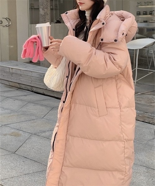 FREE STYLISTS（フリー スタイリスト）の「フード付きロングダウン