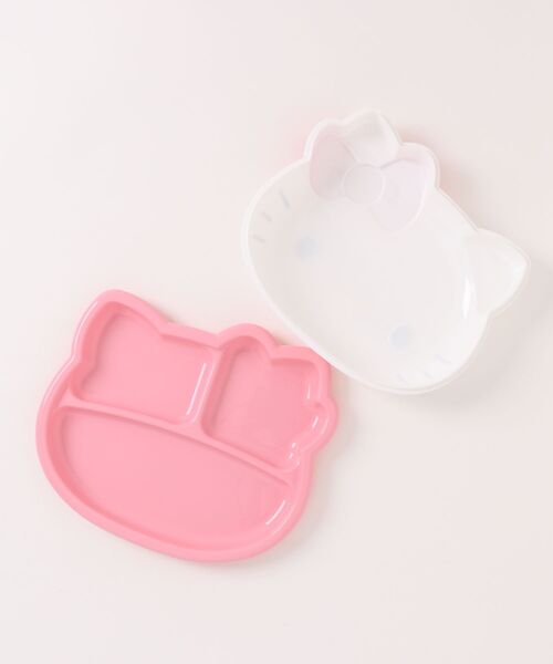 sanrio(サンリオ)の「(SK)【sanrio】ダイカット フタ付き ランチプレート(食器・キッズ・ホワイト系・ONE SIZE)」の3枚目の写真