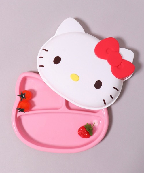 sanrio(サンリオ)の「(SK)【sanrio】ダイカット フタ付き ランチプレート(食器・キッズ・ホワイト系・ONE SIZE)」の7枚目の写真