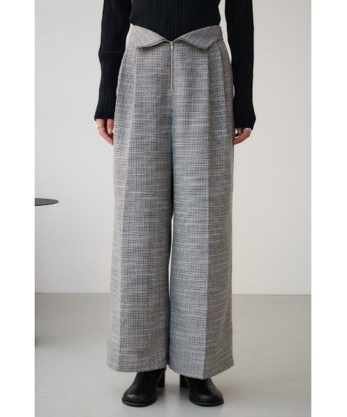 AZUL by moussy(アズールバイマウジー)の「コルセットワイドパンツ(スラックス・レディース・グレー/ブラック系その他/ブラック・MEDIUM/SMALL)」の17枚目の写真