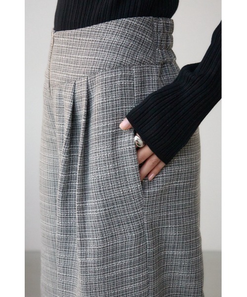 AZUL by moussy(アズールバイマウジー)の「コルセットワイドパンツ(スラックス・レディース・グレー/ブラック系その他/ブラック・MEDIUM/SMALL)」の20枚目の写真