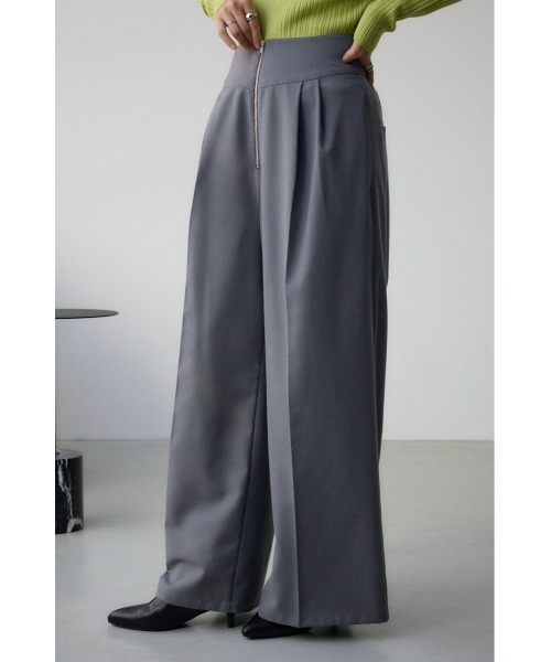 AZUL by moussy(アズールバイマウジー)の「コルセットワイドパンツ(スラックス・レディース・グレー/ブラック系その他/ブラック・MEDIUM/SMALL)」の11枚目の写真